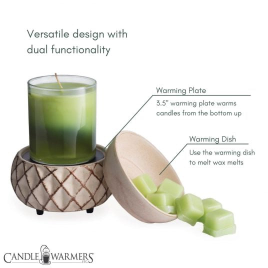 Wax Warmer, Lattice 2-In-1