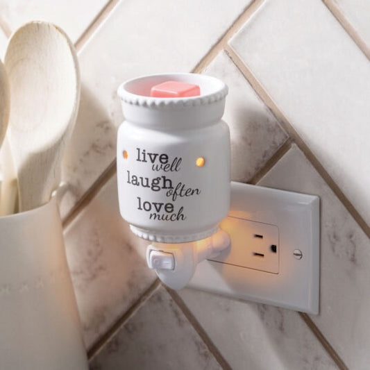 Pluggable Wax Warmer, Live Laugh Love